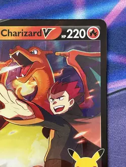 Lance's Charizard V SWSH133 Pokemon Celebrations 25th Anniversary Promo NM Card - Image 3