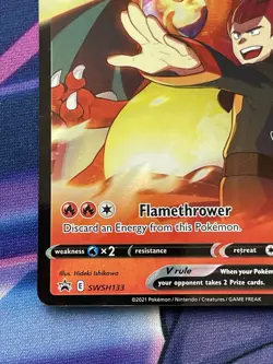 Lance's Charizard V SWSH133 Pokemon Celebrations 25th Anniversary Promo NM Card - Image 5
