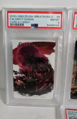 6 X Champions with Zelda Zelda Card and Candy Breath of the Wild | PSA 8 2018 - Image 3