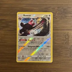 Bewear Reverse Holo 113/145 LP Guardians Rising 2017 Pokemon Card - Image 1