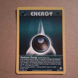 Darkness Energy 104/111 Rare 1st Edition Neo Genesis Pokemon Card - Image 1