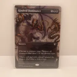 Kindred Dominance (Borderless) #640-Commander Masters-Magic the Gathering MTG NM - Image 1