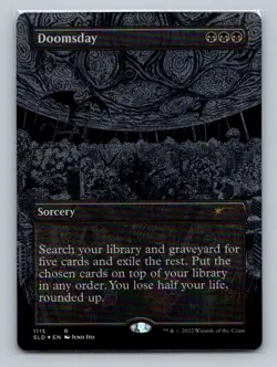 1x ETCHED FOIL Doomsday (1115) Secret Lair Drop SLD MTG Magic NM - Image 1