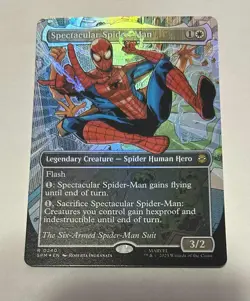 MTG Spectacular Spider-Man 240 BORDERLESS / TEXTURED FOIL Marvel's Spider-Man - Image 1