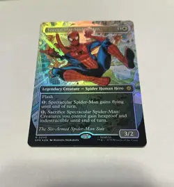 MTG Spectacular Spider-Man 240 BORDERLESS / TEXTURED FOIL Marvel's Spider-Man - Image 2