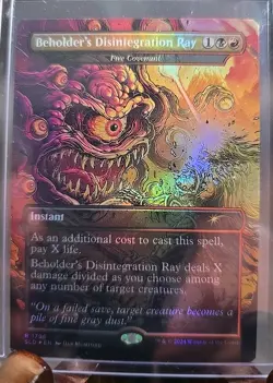 Beholder's Disintegration Ray - Fire Covenant (Rainbow Foil) Secret Lair NM MTG - Image 1
