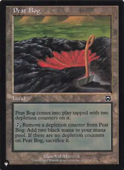 Peat Bog The List Regular Common #322 NM MTG - Image 1