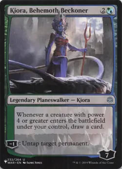 Kiora, Behemoth Beckoner The List Regular Uncommon #232 NM MTG - Image 1
