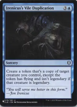 Irenicus's Vile Duplication The List Regular Uncommon #78 NM MTG - Image 1