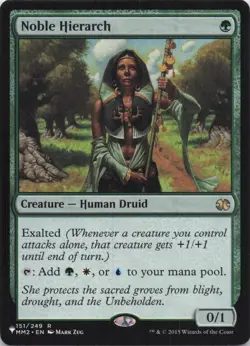 Noble Hierarch The List Regular Rare #151 NM MTG - Image 1