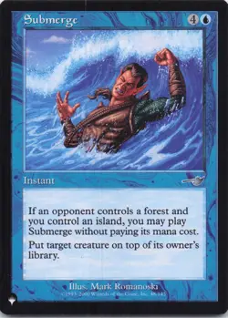 Submerge The List Regular Uncommon #48 NM MTG - Image 1