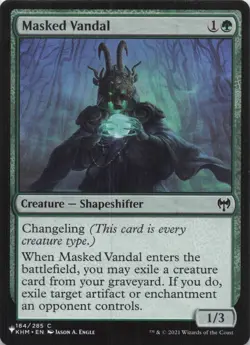 Masked Vandal The List Regular Common #184 NM MTG - Image 1