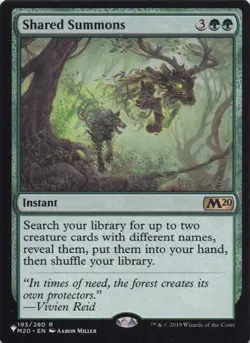 Shared Summons The List Regular Rare #193 NM MTG - Image 1