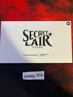 MTG Secret Lair Promo: Deadeye Navigator RAINBOW FOIL EDITION Sealed - Image 1