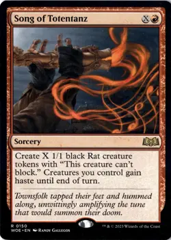 Song of Totentanz R Wilds of Eldraine 150 NM Magic MTG Normal - Image 1