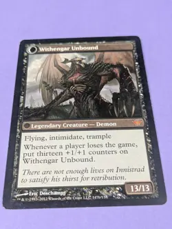 MTG Magic: Dark Ascension: Elbrus, the Binding Blade #147ab/158 Mythic - LP - Image 2