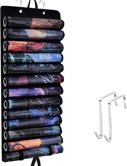 Playmat Holder, Playmat Tube Storage Bag for MTG with 2 Hooks, Fits 12+1 Game Ma - Image 1