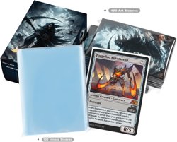 100 PCS MTG Card Sleeves with Inner Sleeves - Art Matte, Fit Standard Size Cards - Image 5