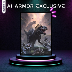 MTG (Black Lotus Dinosaur) - 100Ct Matte TCG Card Art Sleeves By - Image 2