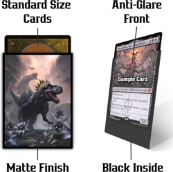 MTG (Black Lotus Dinosaur) - 100Ct Matte TCG Card Art Sleeves By - Image 3
