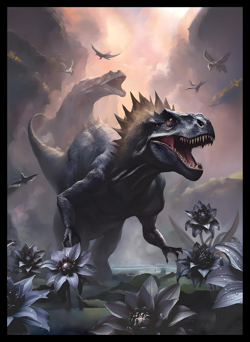 MTG (Black Lotus Dinosaur) - 100Ct Matte TCG Card Art Sleeves By - Image 5