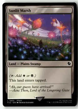 Sunlit Marsh L 431 Non-Foil NM MTG Commander: FINAL FANTASY Magic - Image 1