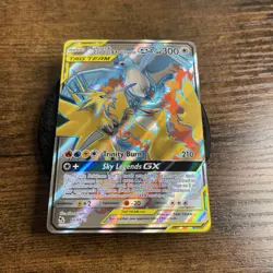 Pokemon 2019 Sun & Moon Hidden Fates Moltres Zapdos Articuno GX #66/68 centered - Image 3