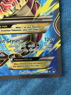 M Gyarados EX - 115/122 Full Art Ultra Rare Breakpoint XY Pokemon - LP/MP - Image 4