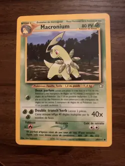 Pokemon Macronium 29/111 FRENCH Bayleef Wizards Neo Genesis Francais - Image 1