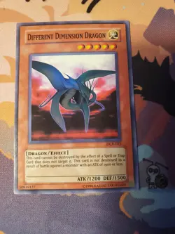 Different Dimension Dragon Unlimited Ed- Vintage YuGiOh Dark Crisis DCR - Image 1