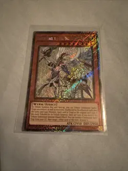 Master Peace, The True Dracoslaying King Platinum Secret Rare RA04-EN283 Yugioh - Image 1