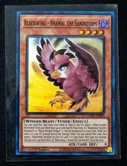 Blackwing Shamal the Sandstorm MP23-EN153 Prismatic 1st NM Yugioh - Image 1