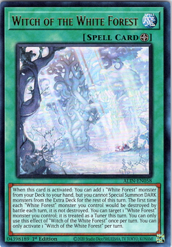 Witch Of The White Forest ALIN-EN058 YuGiOh Konami - Image 1