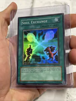 Yugioh! LP Soul Exchange SDY-041 Super Rare - Unlimited Edition Lightly Played - Image 1