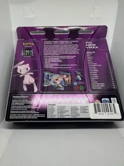 2022 Pokemon TCG Mew VMAX League Battle Deck Box with Mew V + VMAX Cards SEALED - Image 2
