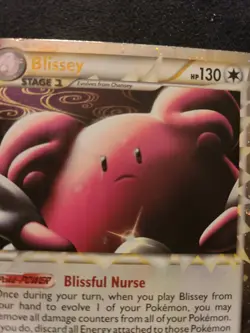 Pokemon BLISSEY 106/123 PRIME HOLO Card HEARTGOLD SOULSILVER Played - Image 3