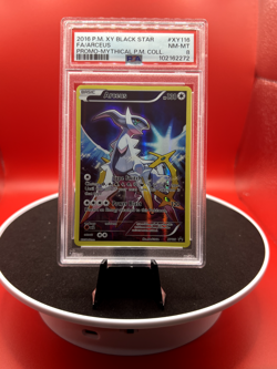 POKEMON CARD ARCEUS HOLO FULL ART 116 BLACK STAR PROMO XY116 GRADED PSA 8 #XY116 - Image 1