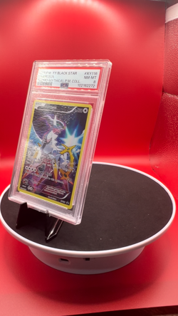 POKEMON CARD ARCEUS HOLO FULL ART 116 BLACK STAR PROMO XY116 GRADED PSA 8 #XY116 - Image 2