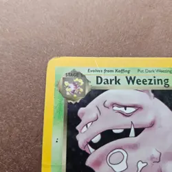 1st Edition Dark Weezing Pokemon Team Rocket 14/82 Holo Rare Card - First Ed - Image 3