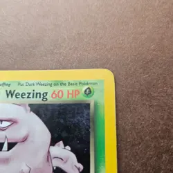 1st Edition Dark Weezing Pokemon Team Rocket 14/82 Holo Rare Card - First Ed - Image 4