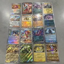 Harlequin 163/086 Ultra Rare White Flare Pokemon 16 Cards Lot EX Vstar Pokeball - Image 1