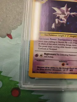 Pokemon Haunter Fossil 1st Edition Holo PSA 10 GEM MINT #6/62 1999 Card WOTC - Image 5