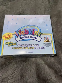 Webkinz Trading Card Game TCG Booster Box 36 Packs Brand New Sealed Series 1 - Image 1