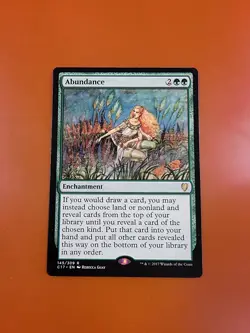 1x Abundance | Commander 2017 | MTG Magic Cards - Image 3