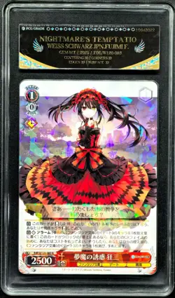 2025 Weiss Schwarz Cards JPN. Kurumi Tokisaki RR FDL/W120-077S PCG 9.5 MINT - Image 1