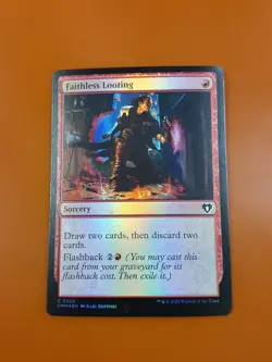 1x Faithless Looting | FOIL | Commander Masters | MTG Magic Cards - Image 3