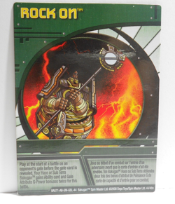 Bakugan Card - Rock On - Green Ability Card - BA571 - 44/48n - 2008 - Image 1