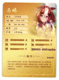 Meisho Doto Pretty Derby NS-05-042 Goddess Story Doujin Holo Foil SR Anime Card - Image 2