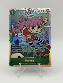 Perona Alt Art SR OP12-034 One Piece TCG Card - Image 1