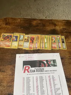 Pokemon TCG 1st Edition Team Rocket Incomplete Set 32 Cards - Image 3